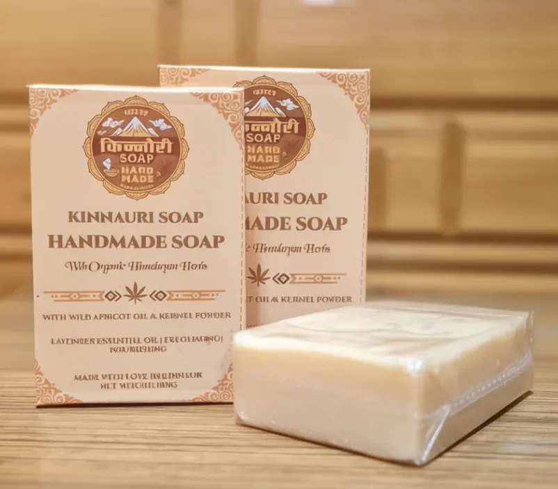 Kinnauri Handmade Soap – With Wild Apricot Oil & Lavender
